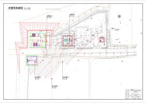 岩盤等高線図